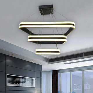 لوستر مافریز مدل مدرن مربع سه شیار کد SPB3-360