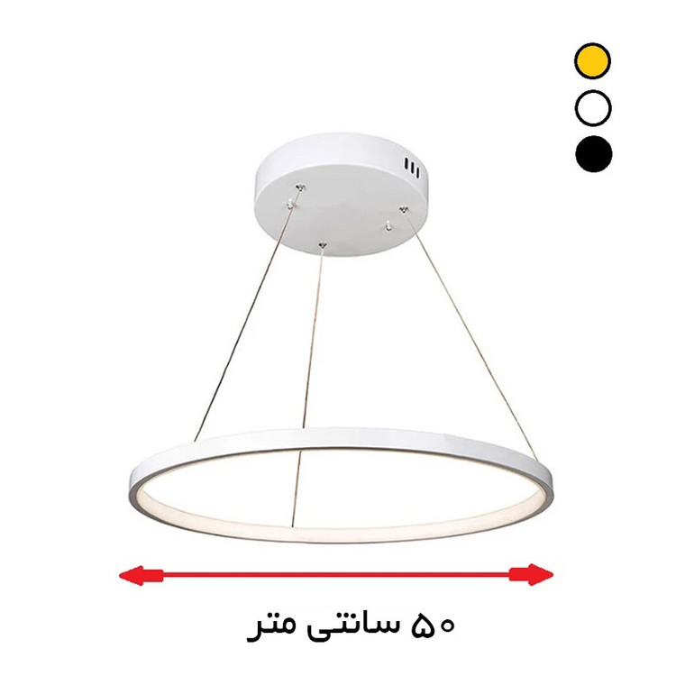 لوستر مافریز مدل مدرن یک حلقه کد PB150