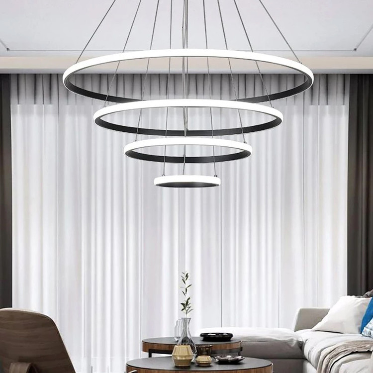لوستر مافریز مدل مدرن چهار حلقه کد PB470