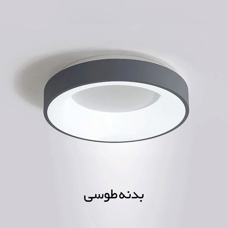 لوستر سقفی LED رینگو مافریز مدل CRS140مدرن 40 سانتیمتری با ریموت و سه حالته