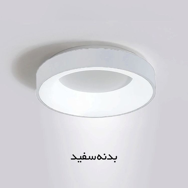 لوستر سقفی LED رینگو مافریز مدل CRS140مدرن 40 سانتیمتری با ریموت و سه حالته