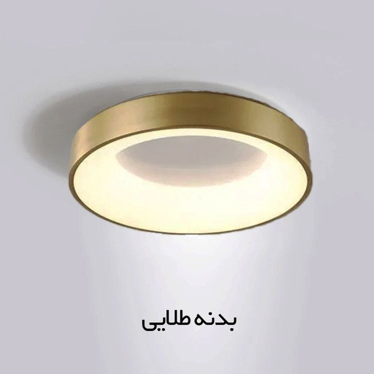لوستر سقفی LED رینگو مافریز مدل CRS140مدرن 40 سانتیمتری با ریموت و سه حالته