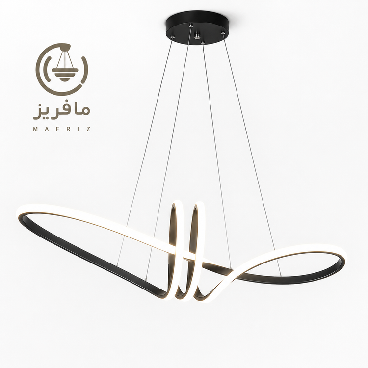 لوستر پروانه مدرن مافریز مدل CO120 ریموتدار