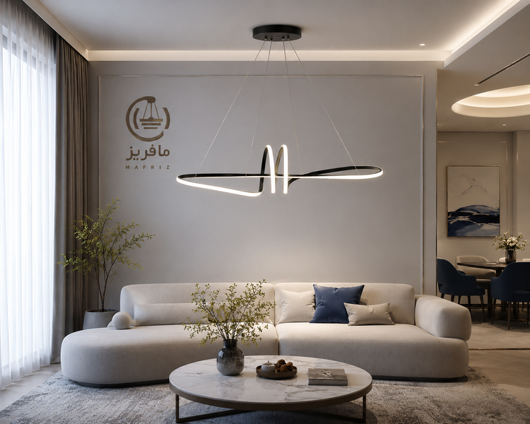 لوستر پروانه مدرن مافریز مدل CO120 ریموتدار